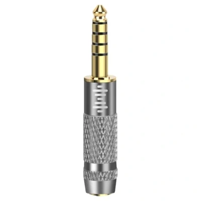 Afbeelding van GEEKRIA 4,4 mm gebalanceerde mannelijke naar 3,5 (1/8 inch) vrouwelijke hoofdtelefoon stekkeradapter, aluminium conversie audiostekker, vergulde adapter