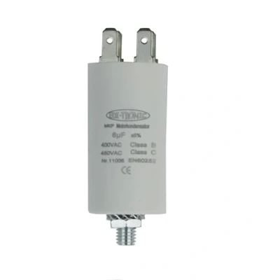 Afbeelding van MKP 6µF 450V Condensator, aanloopcondensator, motorcondensator, werkcondensator