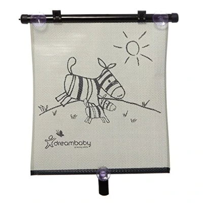 Afbeelding van Dreambaby Brede Auto schaduw Raam Roller 36 x 50 cm Zebra&#039;s