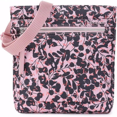 Afbeelding van Hedgren Schoudertas Inner City Leonce Small Vertical Crossover RFID Print Rose Elegance Veelkleurig