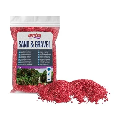 Afbeelding van Amtra keramische kwarts Aquarium ornamenten, 2 kg, rood