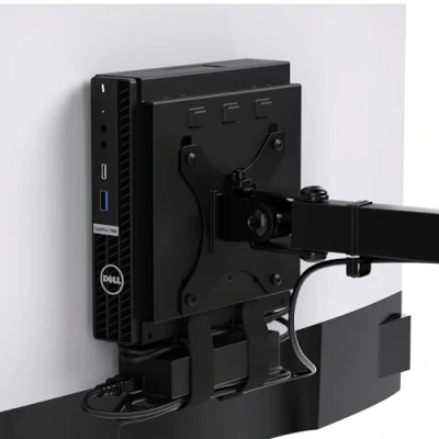 Afbeelding van HumanCentric Dual VESA Sleeve compatibel met Dell OptiPlex Micro Form Factor Case houder voor computerarm Geschikt MFF 3040, 3046, 3050, 3060, 3070, 3080, 5050, 5060, 5070, 7040, en meer