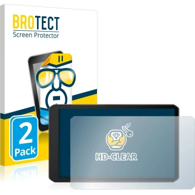 Afbeelding van BROTECT Screenprotector voor Garmin dezl LGV710 Folie Beschermfolie transparant (2 Stuks)