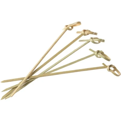Afbeelding van Biologisch afbreekbare bamboe knoopprikkers 12cm (100 stuks)