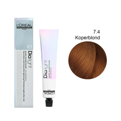 Afbeelding van L&#039;Oréal Professionnel Dia Light 7.4 Koperblond