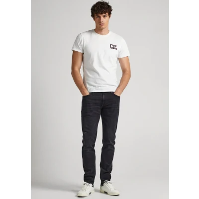 Afbeelding van Pepe Jeans Heren Hatch Regular Jeans, Zwart (Denim xv1), 32W / 34L