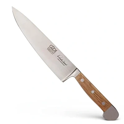 Afbeelding van GÜDE Solingen Koksmes gesmeed, 21 cm, vaten eikenhout, ALPHA VAT EIKEN, Keukenmes, dubbele bolster, Handgemaakt Duitsland