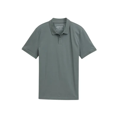 Afbeelding van TOM TAILOR Denim Poloshirt voor heren, 21951 Washed Jasper Green, S
