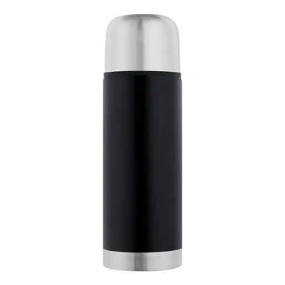 Afbeelding van GRÄWE Thermosfles, roestvrij staal, 350 ml, thermoskan, thermosfles voor onderweg met beker, lekvrij, vaatwasmachinebestendig, zilver
