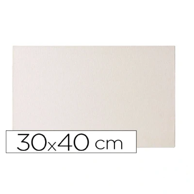 Afbeelding van Clairefontaine Ref 33977C Wit Canvas Board (Standaard) 30 x 40cm 3mm dik, gemaakt van 100% katoen, geschikt voor olie en acrylverf, zuurvrij oppervlak
