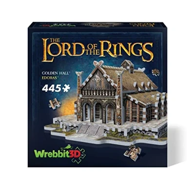 Afbeelding van Wrebbit 3D Puzzle Lord of the Rings Edoras Golden Hall (460)