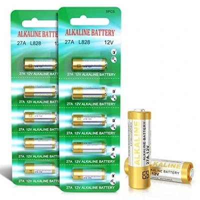Afbeelding van 27A 12V Batterij V27A LR27A MN27 L828 A27 Hoogspanning Alkalische Batterijen 10 stuks