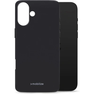 Afbeelding van Mobilize Rubber Gelly Case Apple iPhone 16 Matt Black