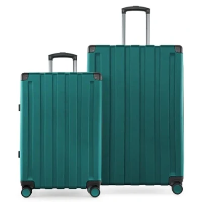 Afbeelding van Hauptstadtkoffer Q Damm Harde Koffer Trolley, TSA, 4 wielen, aquagroen., Set (M+L), kofferset