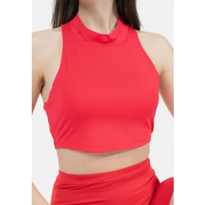 Afbeelding van Spyder MOCK BACK TANK Top, Dames, Maat: Large, Red