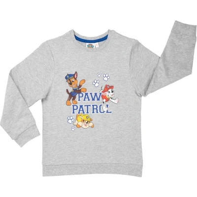 Afbeelding van Paw Patrol Sweater / Sweatshirt Katoen Marshall Chase Rubble Grijs Maat 122/128