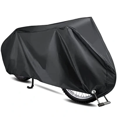 Afbeelding van Motorhoes Waterdichte Fietsen Scooter Afdekking Motorzeil Motorfietshoezen Motorfietsdekking Motorfiets Afdekzeil voor Binnen en buiten,beschermt tegen uv regen,stof,sneeuw, 200x70x110cm