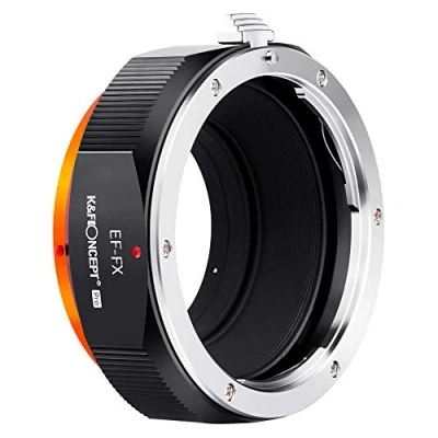 Afbeelding van EOS naar Fuji X Adapter, K&amp;F Concept Lens Mount Adapter voor EF/EFS Compatibel met Fujifilm Serie FX Mirrorless Camera Body
