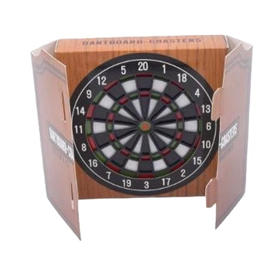 Afbeelding van Invotis Glasonderzetter Set Van 4 Dartboard 10x10cm Nice thingZ