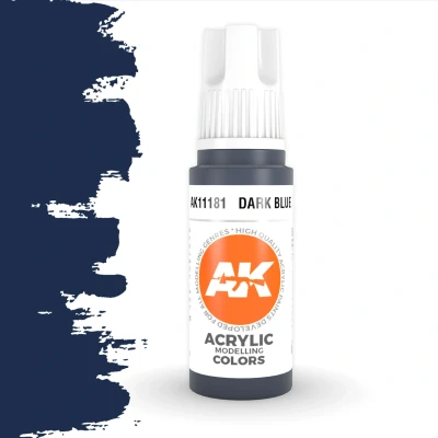 Afbeelding van Dark Blue Acrylic Modelling Colors 17ml AK11181