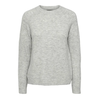 Afbeelding van Pieces Pcjuliana LS Oneck NOOS BC Trui, Dames, Maat: XS, Light grey