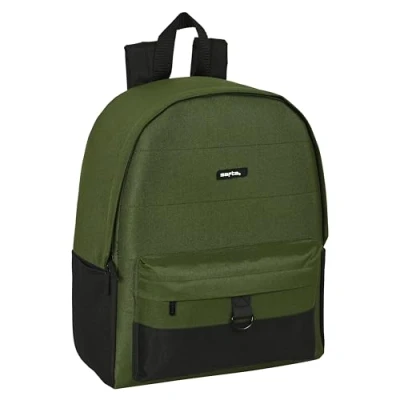 Afbeelding van Laptoptas Safta Dark Forest Zwart Groen 31 x 40 16 cm