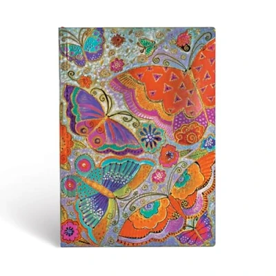 Afbeelding van Playful Creations Flutterbyes Midi Lined Softcover Flexi Journal (176 pages)