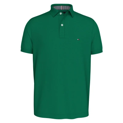 Afbeelding van Tommy Hilfiger 1985 Regular Poloshirt, Heren, Maat: Large, Nouveau green