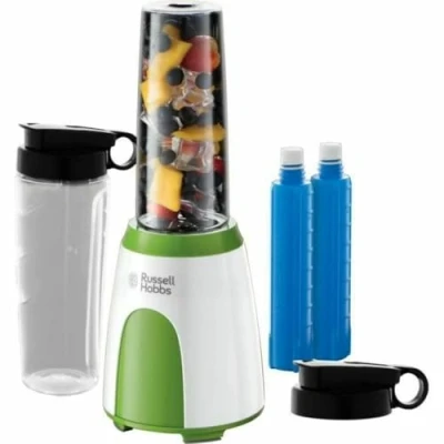Afbeelding van Russell Hobbs Explore Mix &amp; Go Cool Staande Mixer 300 W Groen/Wit ideaal voor smoothie