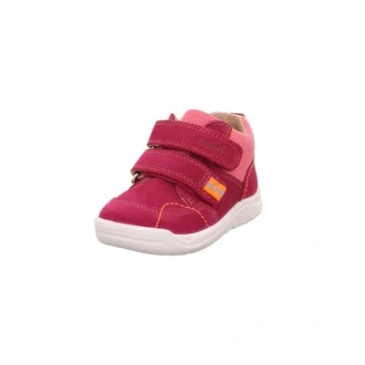 Afbeelding van Superfit Whaley Babyschoenen voor kinderen, Maat: 24, Rot/rosa Leer en textiel