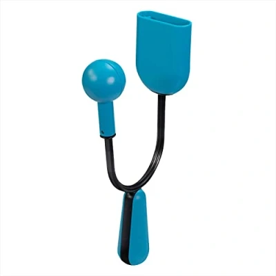 Afbeelding van Halilit Hi Lo Vibraslap. Adjustable Slider. Professional Hand Percussion Shaker Musical Instrument. Teens &amp; Adults. Durable Easy to Master Blue