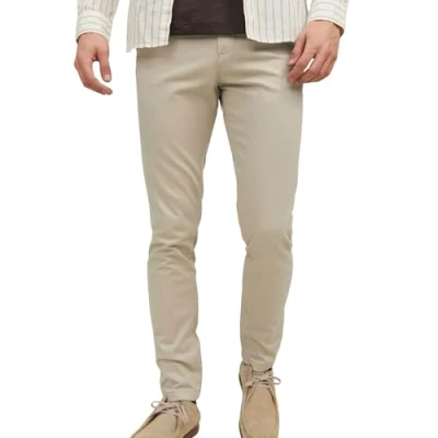 Afbeelding van JACK &amp; JONES heren Chinobroek jpstmarco jjbowie noos, Oxford tang., 27W / 30L