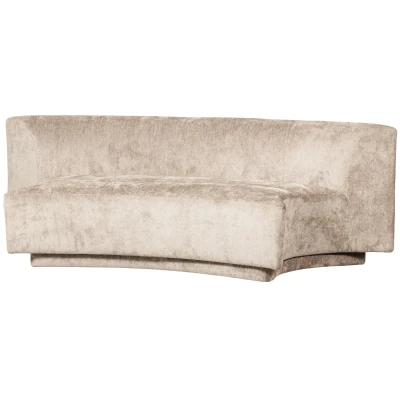 Afbeelding van BePureHome Popular 2 zits Bankje Polyester Naturel 72x215x97