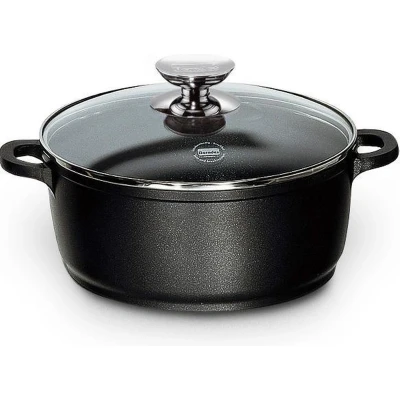 Afbeelding van Kookpan Berndes Vario Click Zwart Met Glazen Deksel 16 cm