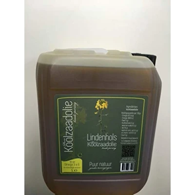Afbeelding van Drentse Koolzaadolie (5l) gezond puur plantaardig product Koudgeperst rijk aan omega 3, 6 vetzuren, vitamine K en viamine E