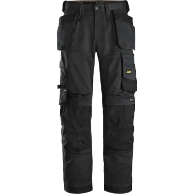 Afbeelding van Snickers 6251 AllroundWork, Stretch Loose fit Werkbroek+, met Holsterzakken Zwart/Zwart 120
