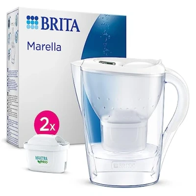 Afbeelding van Brita Marella Cool White + 2 Maxtra Pro All in 1, 1 stuks