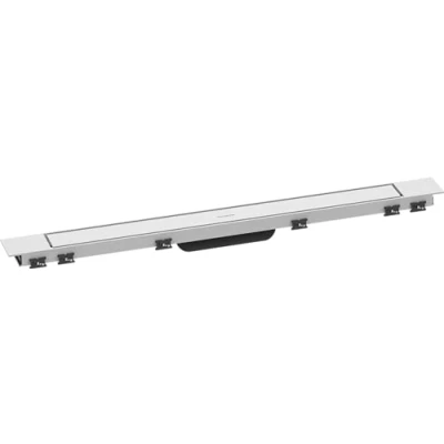 Afbeelding van hansgrohe RainDrain Match Plus prefab doucheset douchegoot 800, in hoogte verstelbaar frame, 56215700