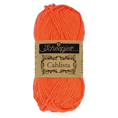 Afbeelding van Scheepjes Cahlista 189 Koninklijk Orange Garen 10x50g