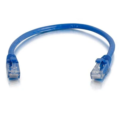 Afbeelding van C2G 1M blauw Cat5e Ethernet RJ45 hoge snelheid netwerk kabel, LAN Lead UTP Patch kabel