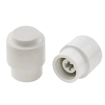 Afbeelding van Musiclily Pro Metrisch Maat Telecaster Barrel Switch Tips Caps Gitaar Schakelaarknop voor Import Squier Tele Style, Wit(2 stuks)