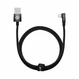 Afbeelding van Baseus MVP stevig USB naar Lightning kabel met hoek 1m Zwart