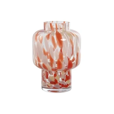 Afbeelding van Vaas Home ESPRIT Crème Terra cotta Kristal Modern 15 x 21 cm