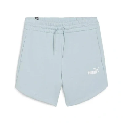 Afbeelding van Puma Essentials HIGH Waist Kvinna Shorts, Dames, Maat: Large, Turquoise surf