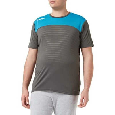 Afbeelding van Kempa Emotion 2.0 Shirt Korte Mouw Antraciet Blauw Maat 2XL