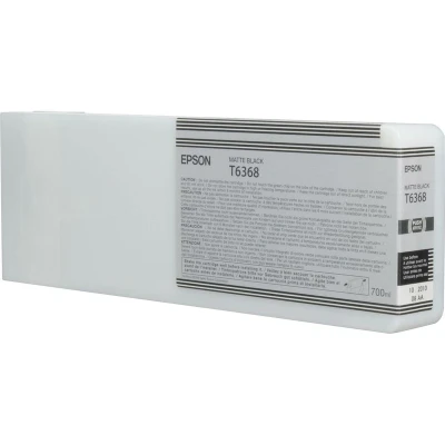Afbeelding van Epson T6368 (C13T636800) Inktcartridge Mat zwart