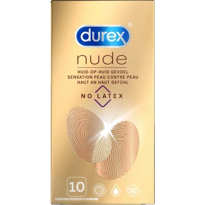 Afbeelding van 3x Durex Condooms Nude Latex Vrij 10 stuks