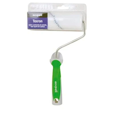 Afbeelding van Nespoli Vloerverf, 15 cm, Texron, met ergonomische handgreep, afgeschuinde randen om markeringen te voorkomen