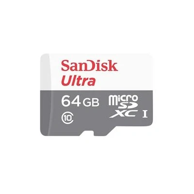 Afbeelding van SanDisk Ultra 64GB MicroSDXC Geheugenkaart