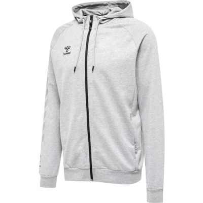 Afbeelding van Hummel Hmlmove GRID Sweater met rits, Heren, Maat: Small, Grey melange